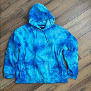 Men’s Primitive x Dragon Ball Super SSG Blue Wash Hoodie, Size XXL